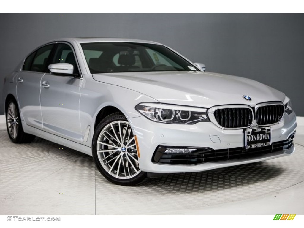 Glacier Silver Metallic 2017 BMW 5 Series 530i Sedan Exterior Photo #120186030