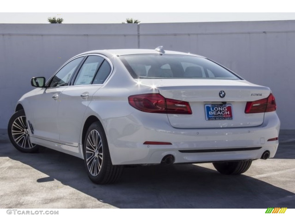 2017 5 Series 530i Sedan - Alpine White / Canberra Beige photo #3