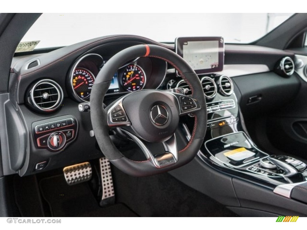 2017 Mercedes-Benz C 63 AMG S Coupe AMG Black/Red Pepper Dashboard Photo #120186484