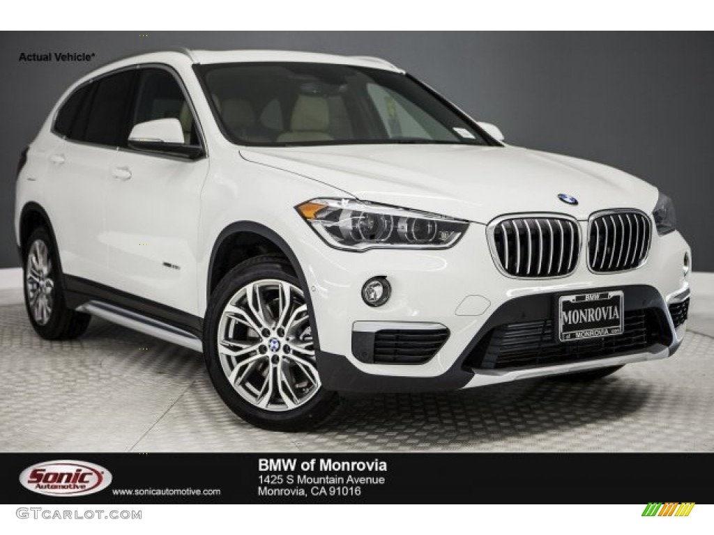 2017 X1 xDrive28i - Alpine White / Canberra Beige photo #1