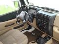 2000 Stone White Jeep Wrangler Sport 4x4  photo #16