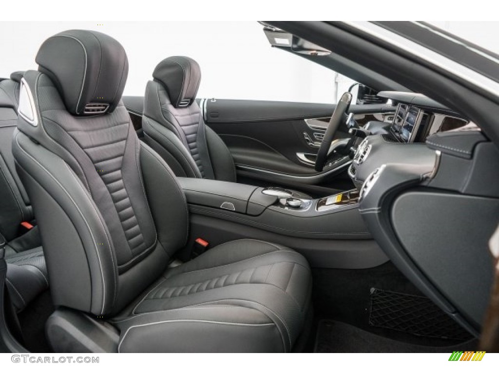 Black Interior 2017 Mercedes-Benz S 550 Cabriolet Photo #120187620