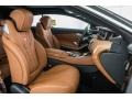 designo Saddle Brown/Black 2017 Mercedes-Benz S 550 4Matic Coupe Interior Color