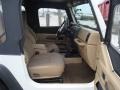 2000 Stone White Jeep Wrangler Sport 4x4  photo #17