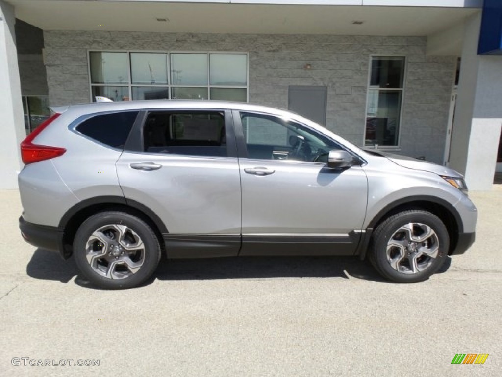 2017 CR-V EX AWD - Lunar Silver Metallic / Gray photo #2