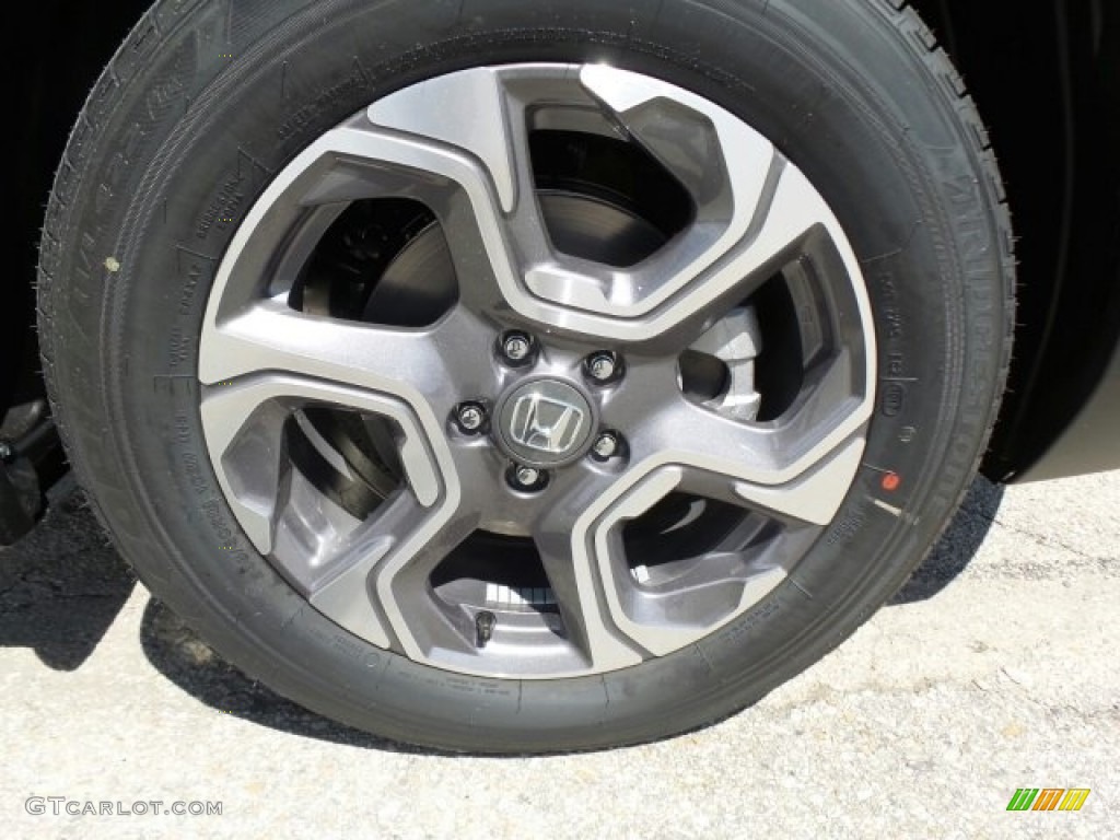 2017 CR-V EX AWD - Lunar Silver Metallic / Gray photo #3
