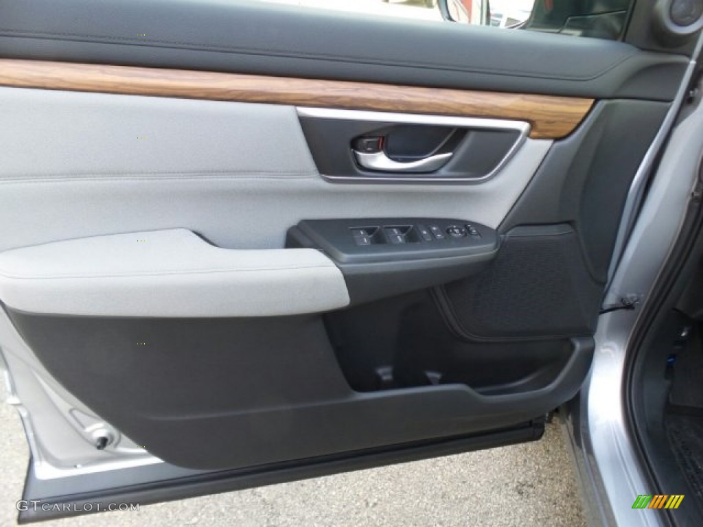 2017 Honda CR-V EX AWD Gray Door Panel Photo #120188319