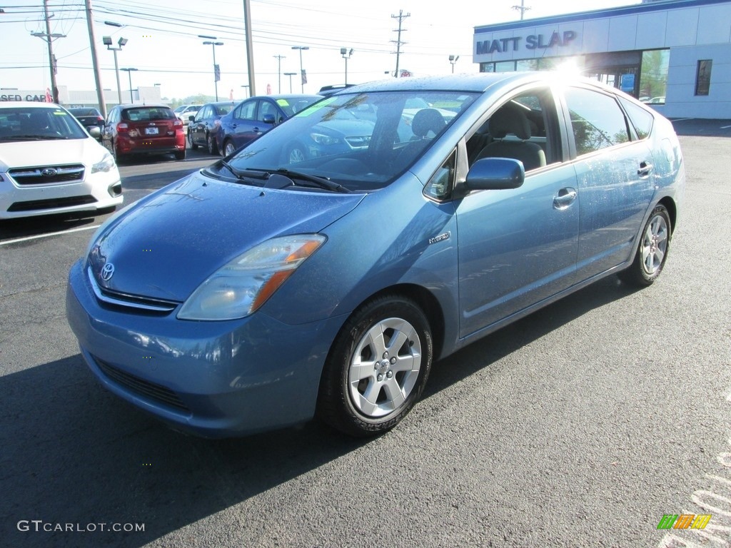 2007 Prius Hybrid Touring - Seaside Blue Pearl / Dark Gray photo #2