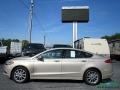 2017 White Gold Ford Fusion S  photo #2