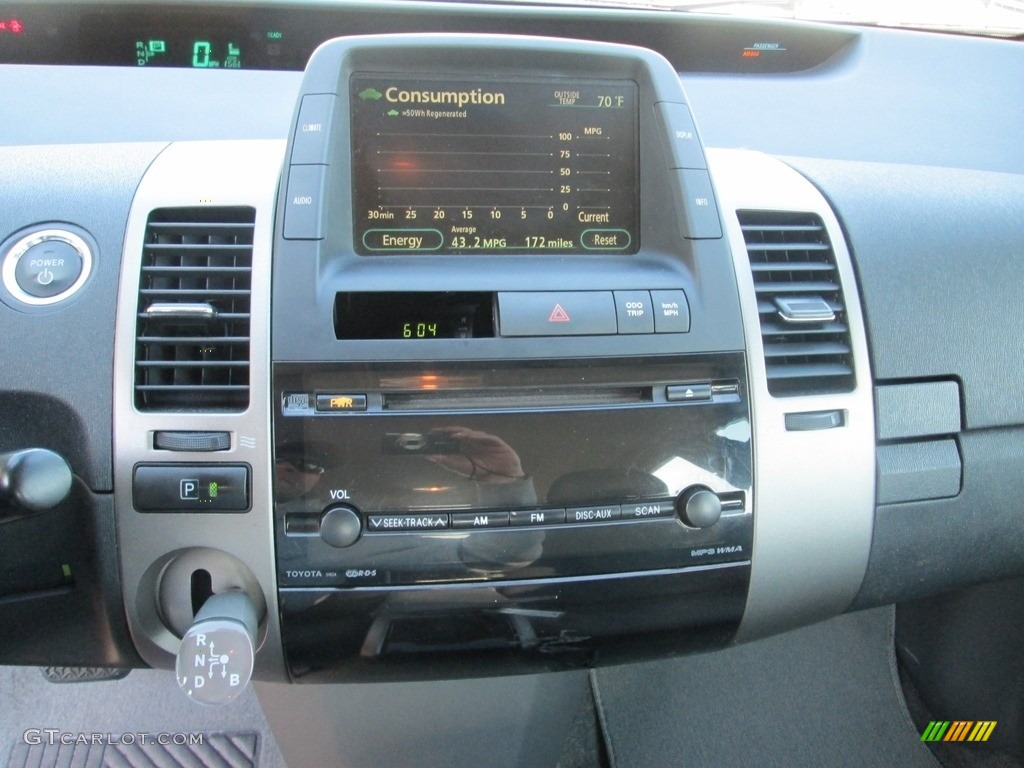 2007 Prius Hybrid Touring - Seaside Blue Pearl / Dark Gray photo #24