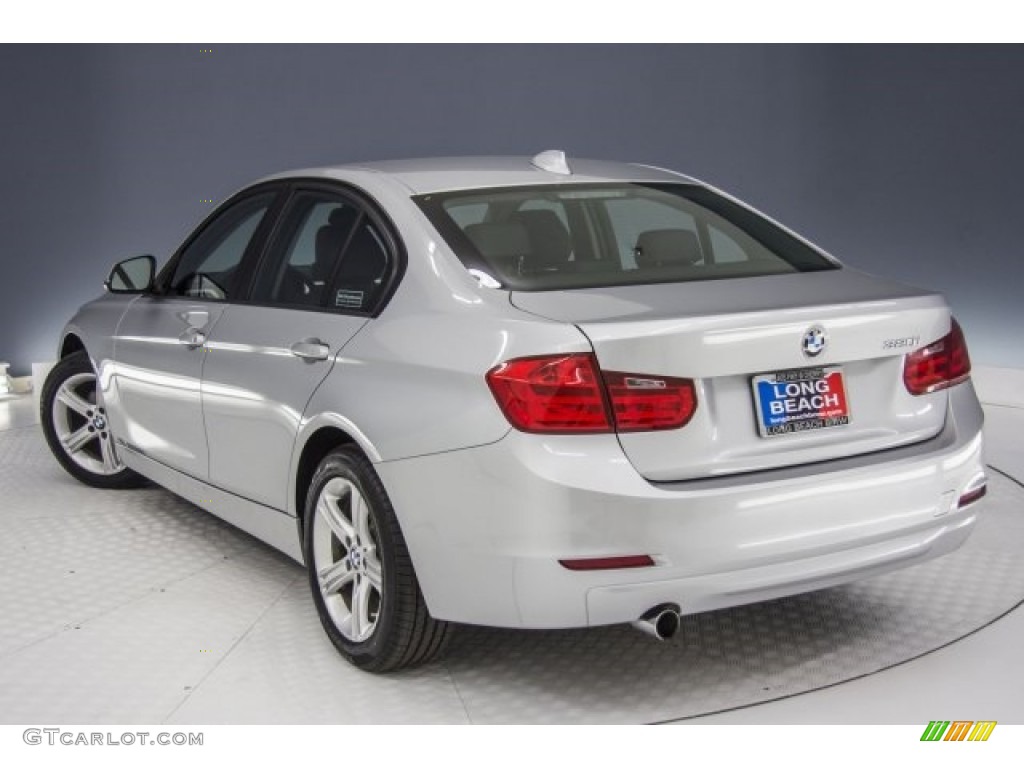 2014 3 Series 320i Sedan - Glacier Silver Metallic / Black photo #10