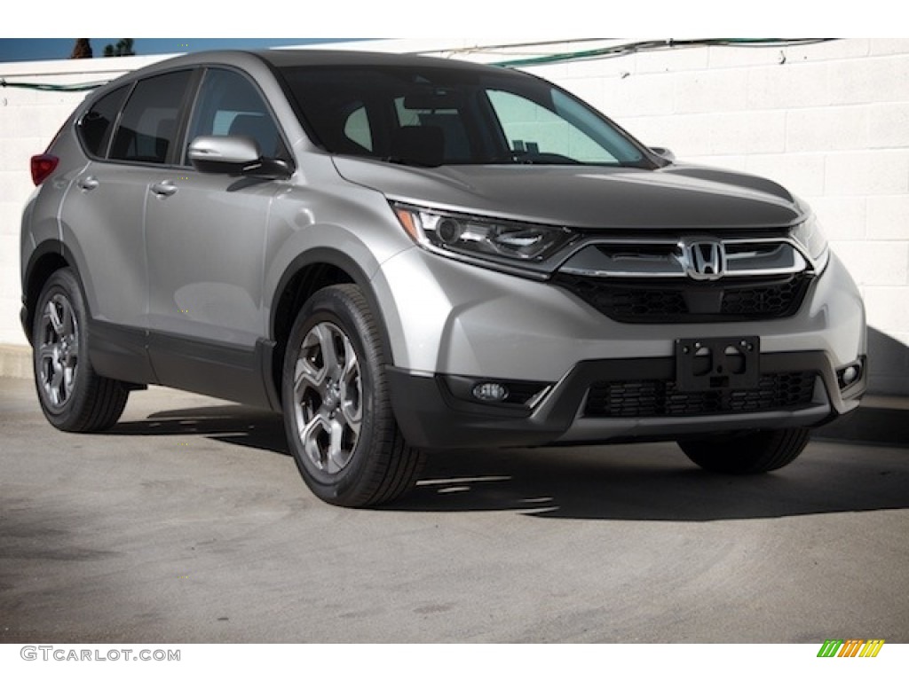 Lunar Silver Metallic 2017 Honda CR-V EX Exterior Photo #120196175