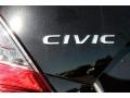 2017 Crystal Black Pearl Honda Civic LX Sedan  photo #3