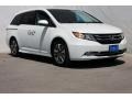 White Diamond Pearl 2017 Honda Odyssey Touring