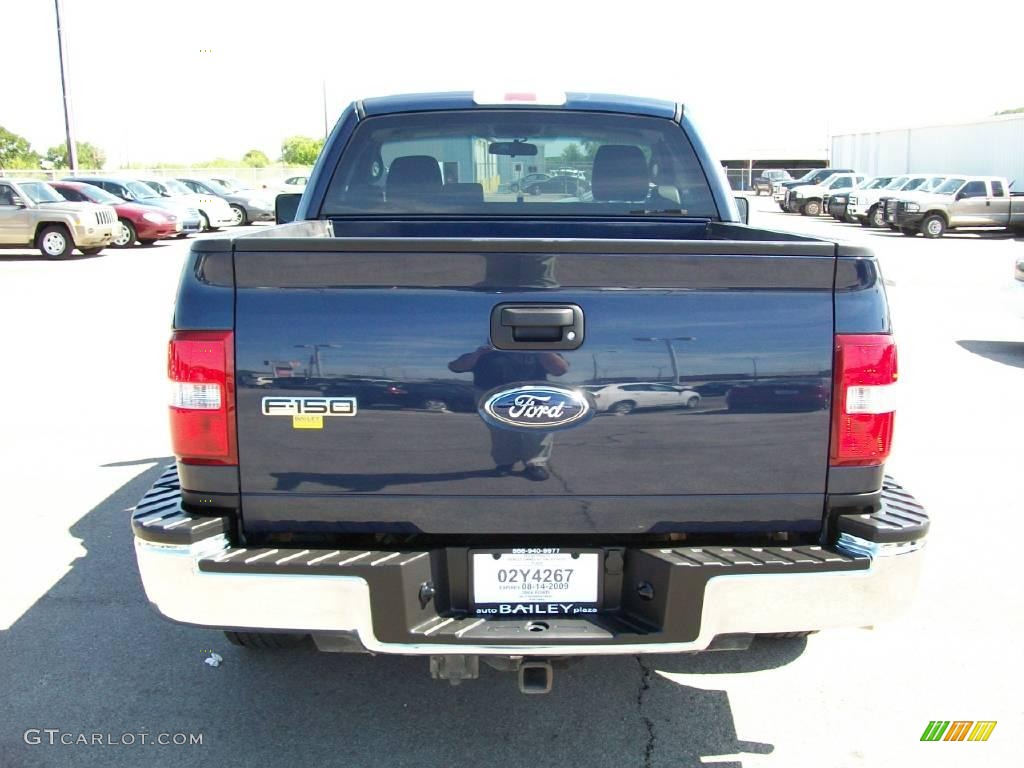 2006 F150 XLT Regular Cab - True Blue Metallic / Medium/Dark Flint photo #4