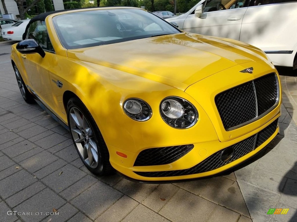 Monaco Yellow 2016 Bentley Continental GTC V8 Standard Continental GTC V8 Model Exterior Photo #120202340