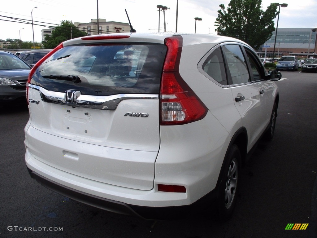 2015 CR-V LX AWD - White Diamond Pearl / Beige photo #6