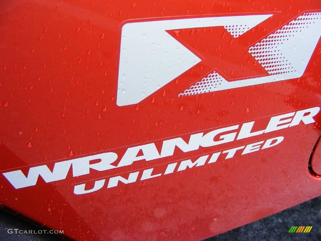 2009 Wrangler Unlimited X - Sunburst Orange Pearl / Dark Slate Gray/Medium Slate Gray photo #5