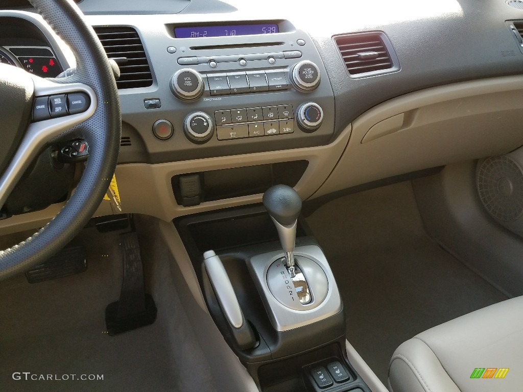 2010 Civic EX-L Sedan - Urban Titanium Metallic / Gray photo #16