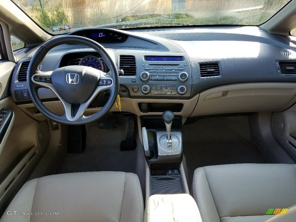 2010 Civic EX-L Sedan - Urban Titanium Metallic / Gray photo #20