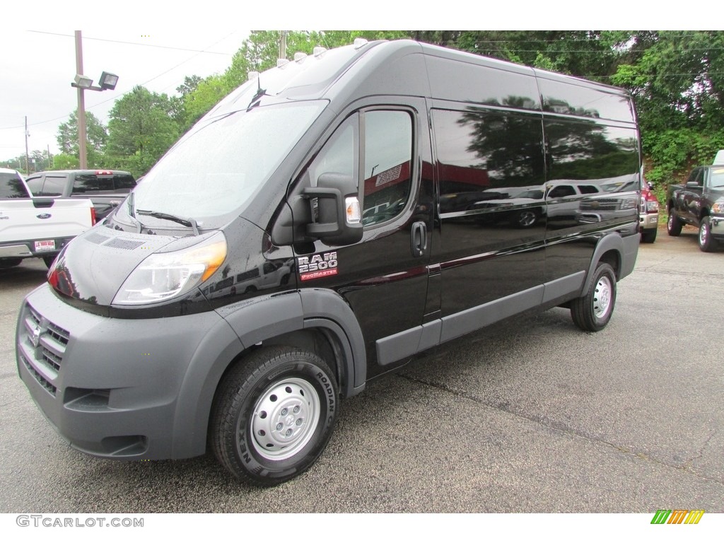 Black 2017 Ram ProMaster 2500 High Roof Cargo Van Exterior Photo #120204782