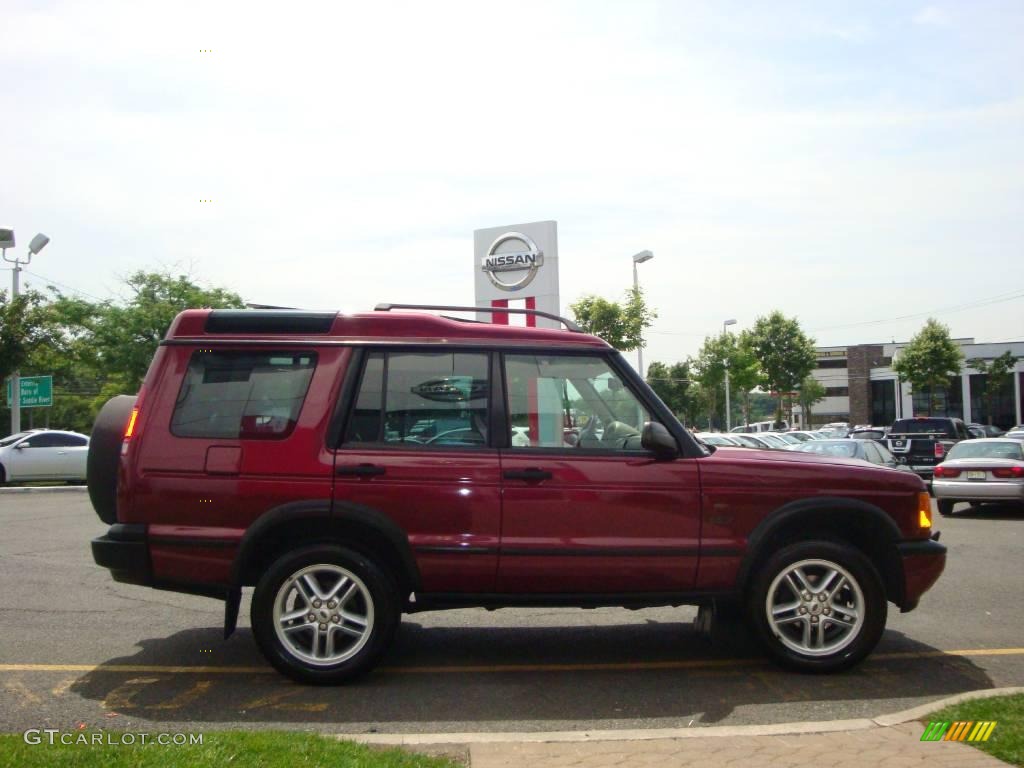 2002 Discovery II SE7 - Alveston Red Pearl / Bahama Beige photo #12