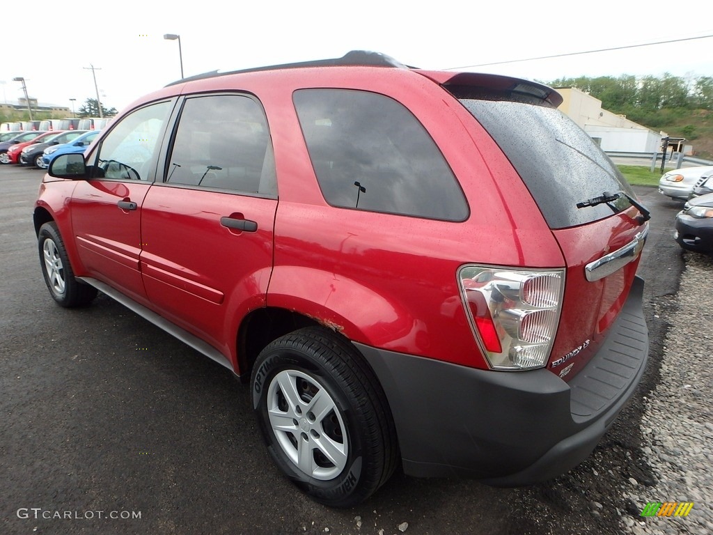 2005 Equinox LS AWD - Salsa Red Metallic / Light Gray photo #2