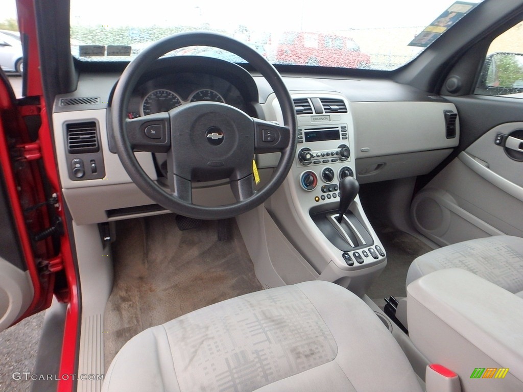 2005 Equinox LS AWD - Salsa Red Metallic / Light Gray photo #10