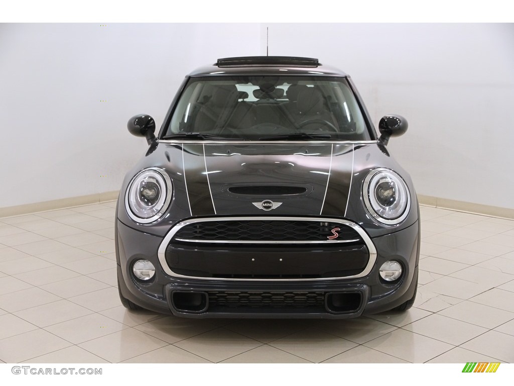 2015 Cooper S Hardtop 2 Door - Thunder Gray Metallic / Punch Dark Truffle/Carbon Black photo #2
