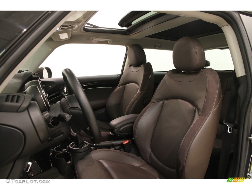 2015 Cooper S Hardtop 2 Door - Thunder Gray Metallic / Punch Dark Truffle/Carbon Black photo #6