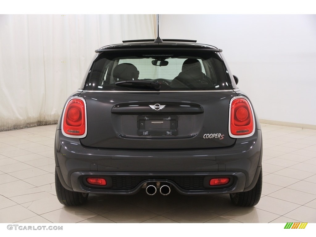 2015 Cooper S Hardtop 2 Door - Thunder Gray Metallic / Punch Dark Truffle/Carbon Black photo #15