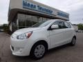 2015 Cloud White Mitsubishi Mirage DE #120201529