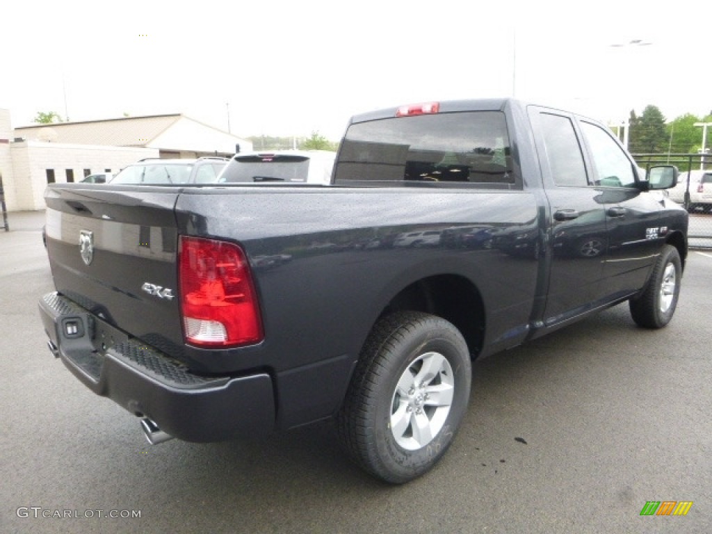 2017 1500 Express Quad Cab 4x4 - Maximum Steel Metallic / Black/Diesel Gray photo #5