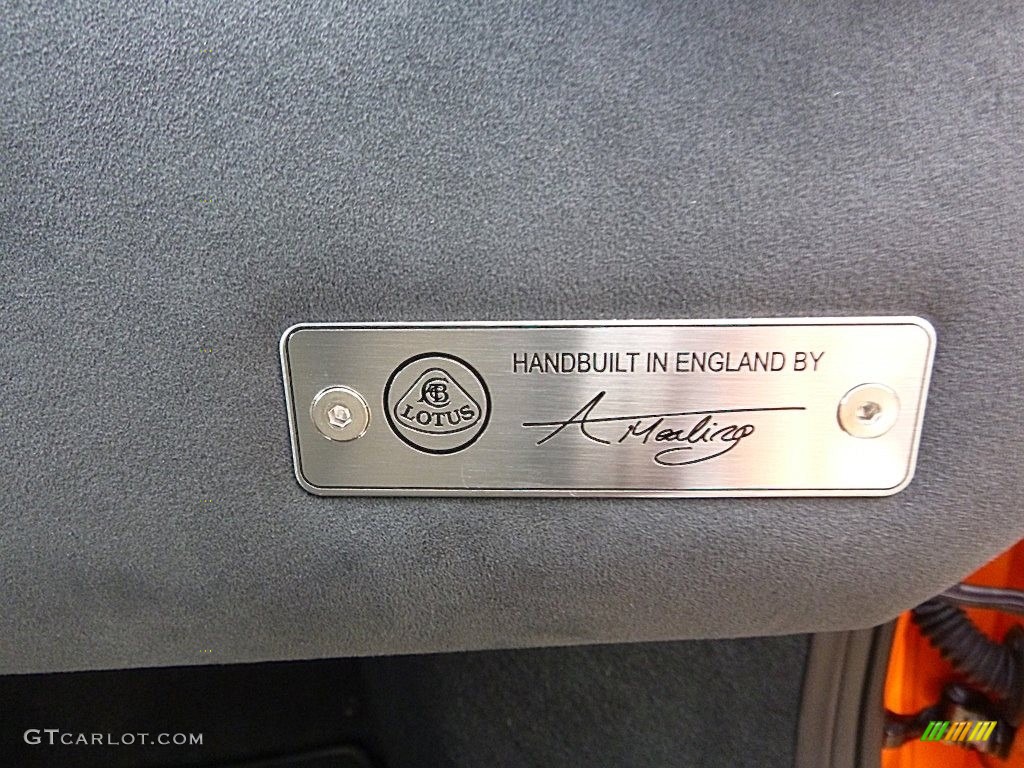 2017 Lotus Evora 400 Info Tag Photo #120209363