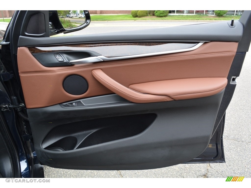 2017 BMW X5 xDrive35i Mocha Door Panel Photo #120213053