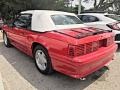 1991 Bright Red Ford Mustang GT Convertible  photo #2