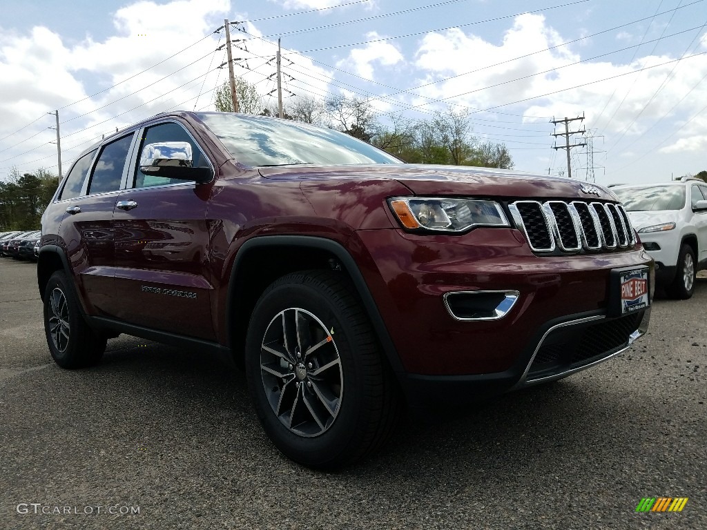 2017 Grand Cherokee Limited 4x4 - Velvet Red Pearl / Black/Light Frost Beige photo #1