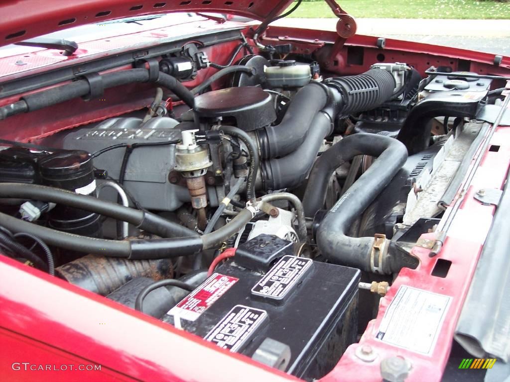 1995 F150 XLT Regular Cab 4x4 - Ultra Red / Gray photo #34