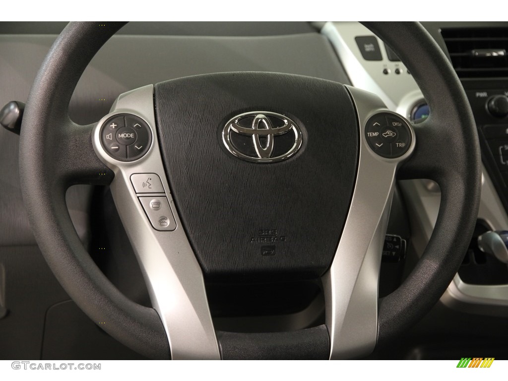 2014 Prius v Three - Classic Silver Metallic / Dark Gray photo #6