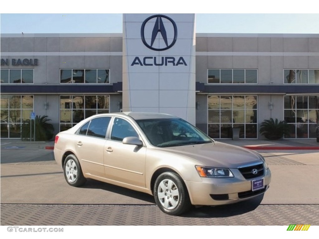 2007 Sonata GLS - Golden Beige / Beige photo #1