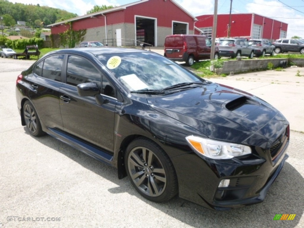 Crystal Black Silica 2016 Subaru WRX Premium Exterior Photo #120220983