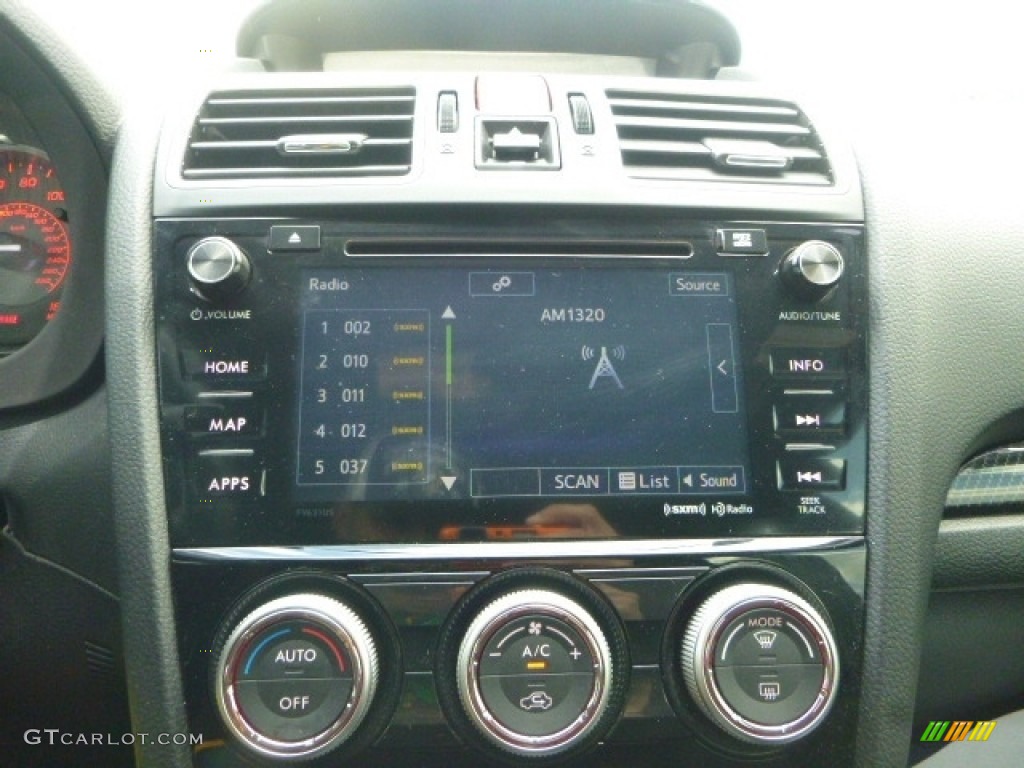 2016 Subaru WRX Premium Audio System Photos