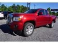 2017 Red Quartz Tintcoat GMC Canyon SLE Extended Cab  photo #3