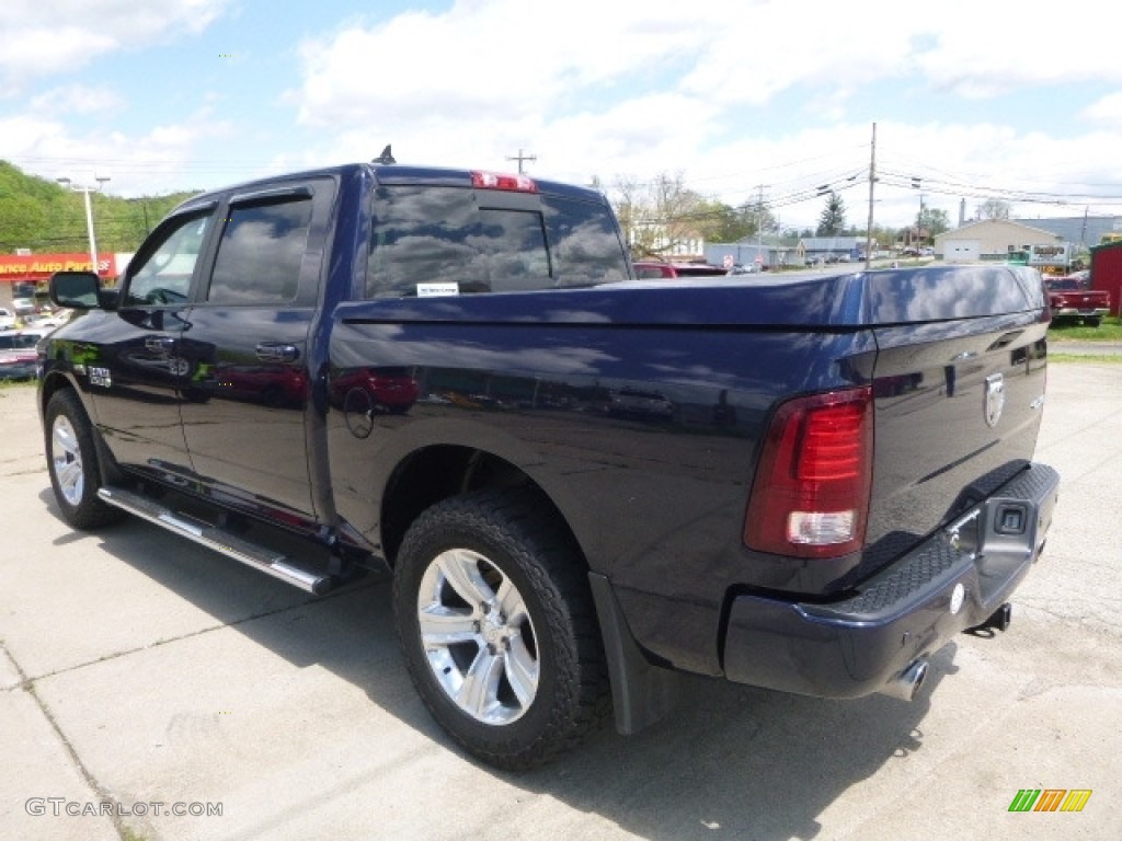 2014 1500 Sport Crew Cab 4x4 - True Blue Pearl Coat / Black photo #3