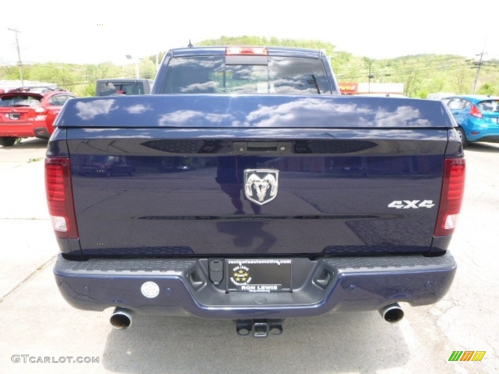 2014 1500 Sport Crew Cab 4x4 - True Blue Pearl Coat / Black photo #4