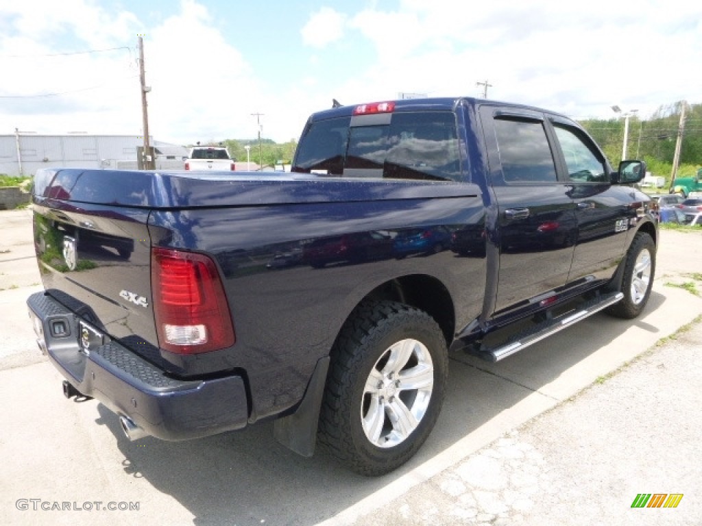 2014 1500 Sport Crew Cab 4x4 - True Blue Pearl Coat / Black photo #5