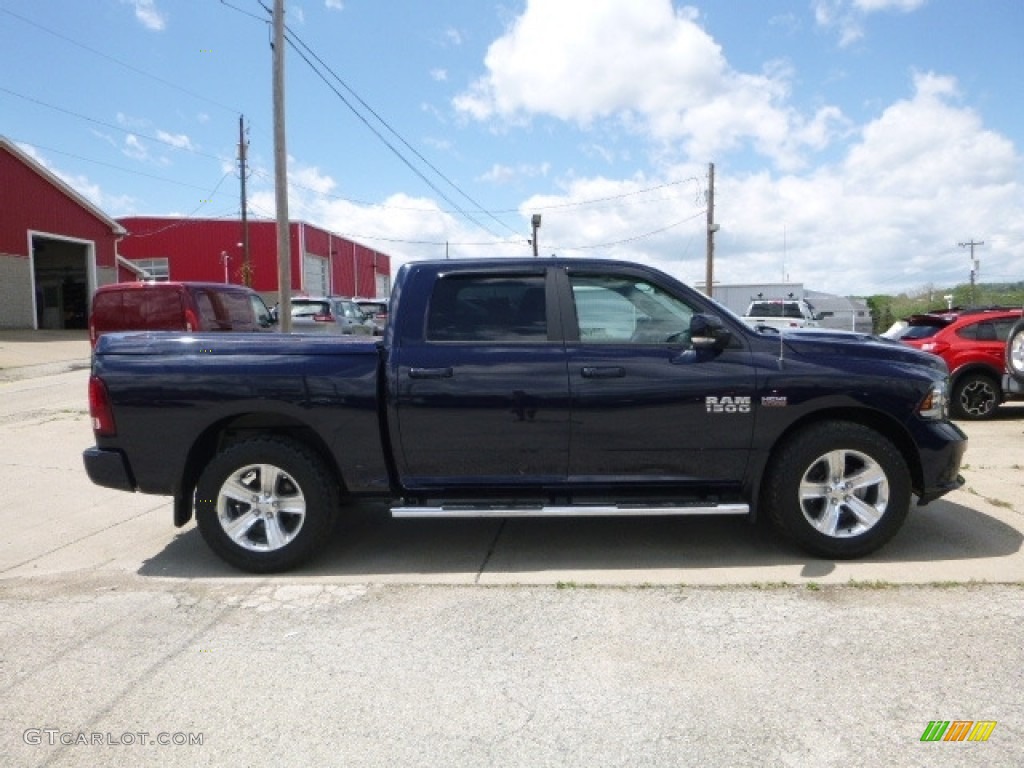 2014 1500 Sport Crew Cab 4x4 - True Blue Pearl Coat / Black photo #6
