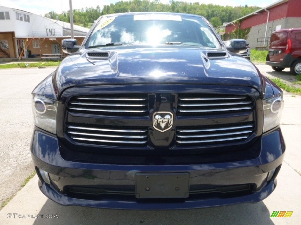 2014 1500 Sport Crew Cab 4x4 - True Blue Pearl Coat / Black photo #8