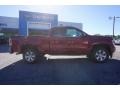 2017 Red Quartz Tintcoat GMC Canyon SLE Extended Cab  photo #8