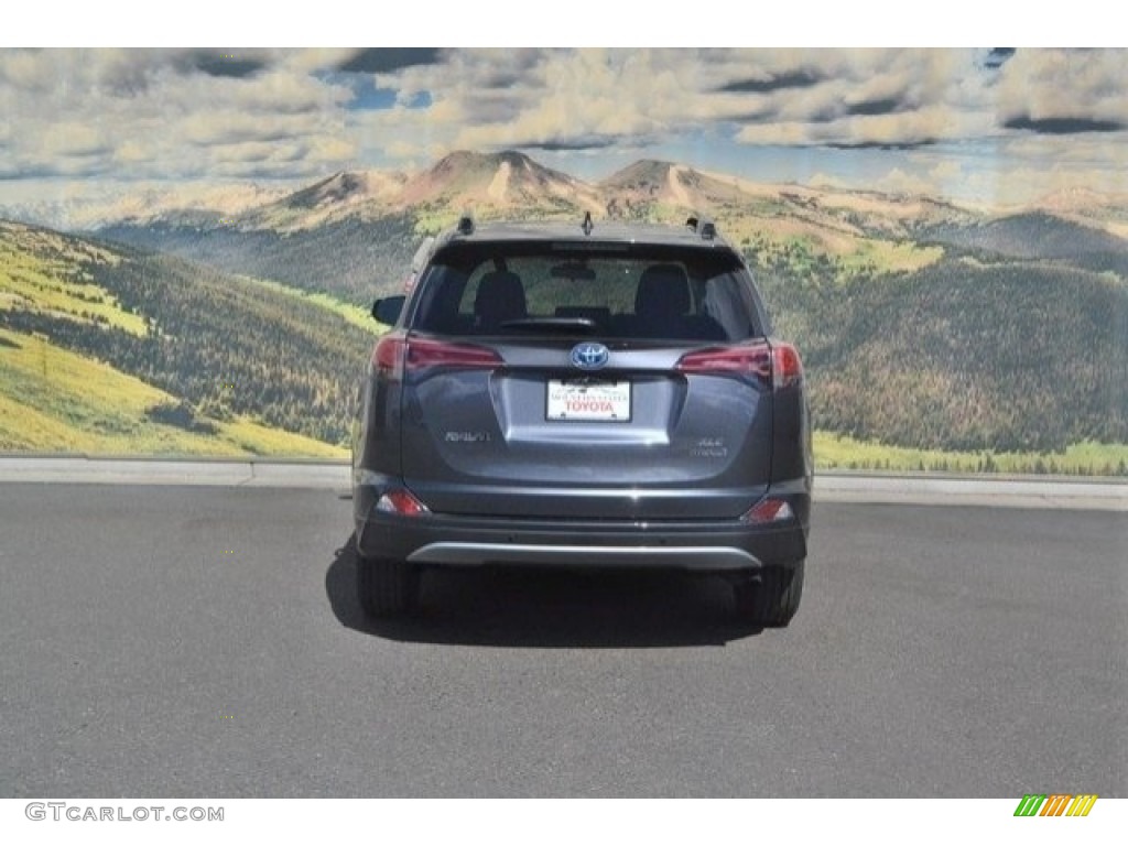 2017 RAV4 XLE AWD Hybrid - Magnetic Gray Metallic / Ash photo #4